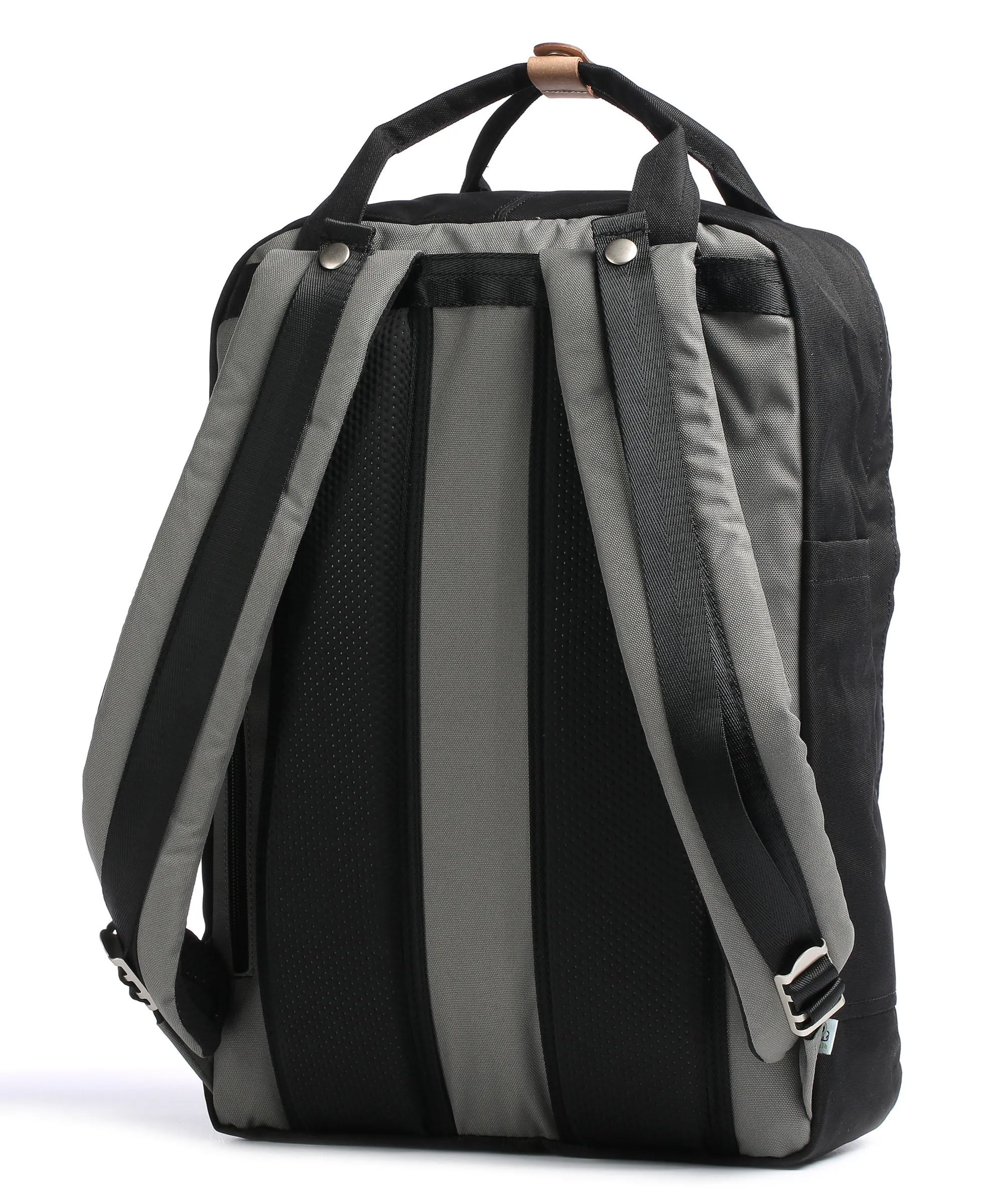  Doughnut Reborn Macaroon Large Zaino poliestere riciclato nero/grigio  