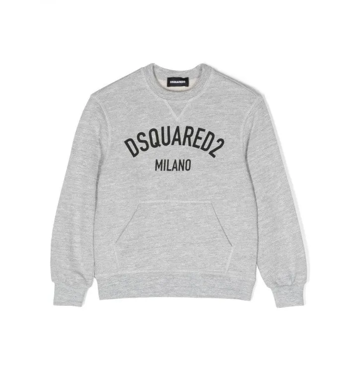 Dsquared2 Felpa girocollo con logo DQ1963-D00V0
